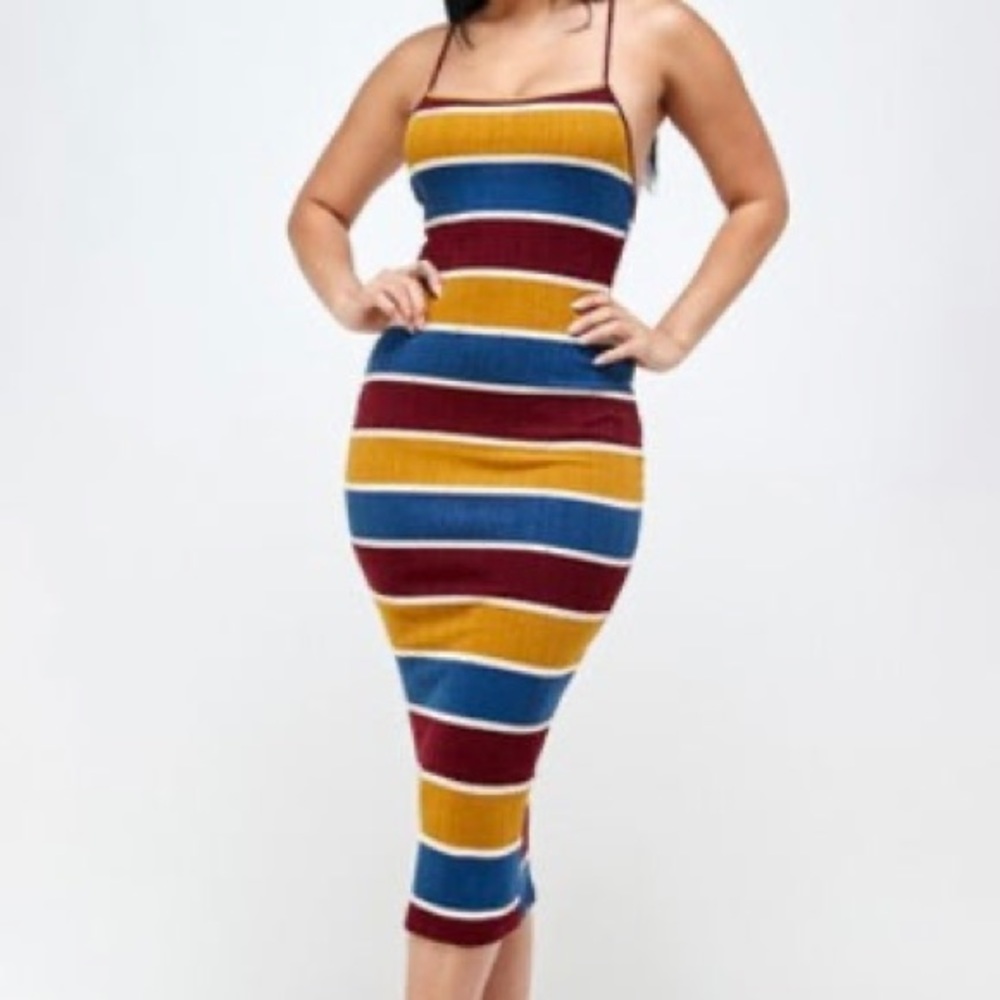 Striped Maxi Dress